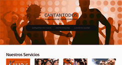 Desktop Screenshot of cantantodos.com.ar